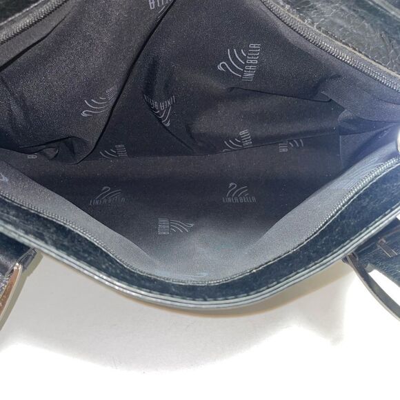 Chic Black Leather Liner Bella Shoulder Bag - Picture 13 of 13